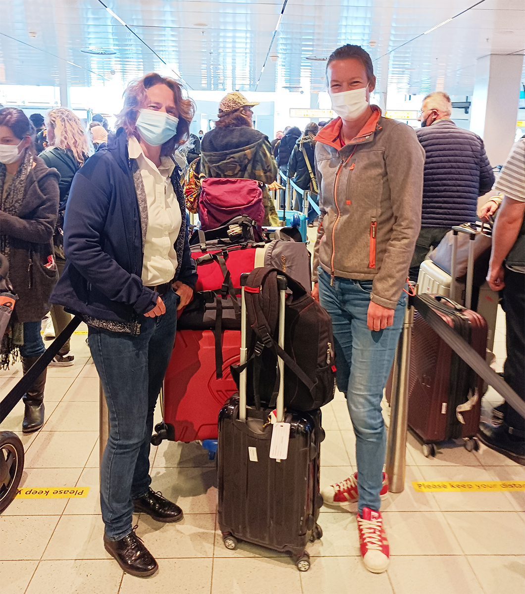 Ghana vertrek schiphol