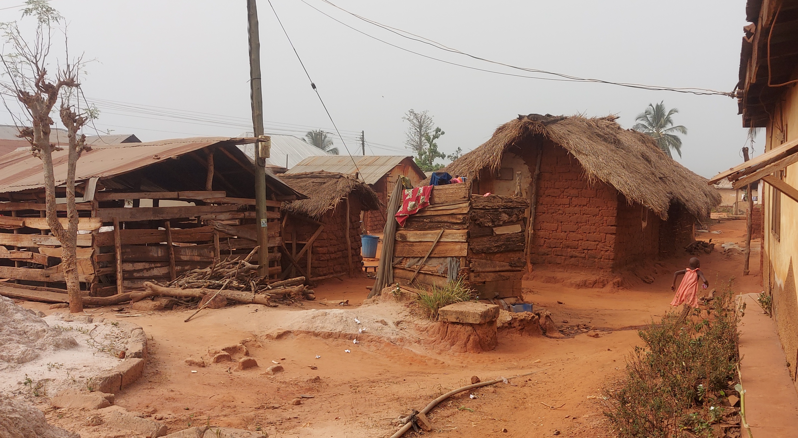 Ghana 2023 woning op platteland