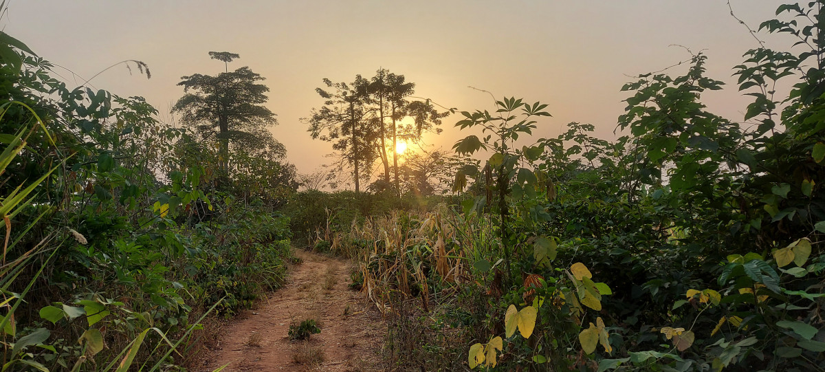 ghana opkomende zon